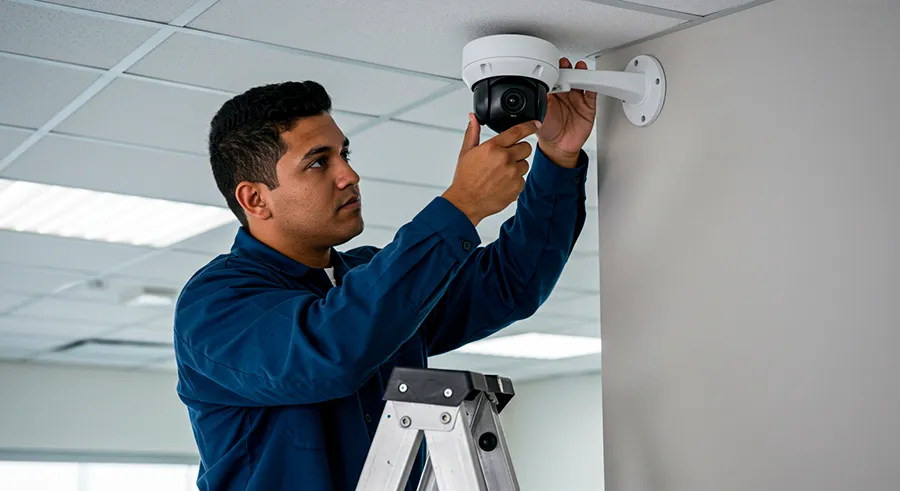 Técnico experto de TECNOCOM VALLE realizando mantenimiento profesional de un computador portátil en Buga.